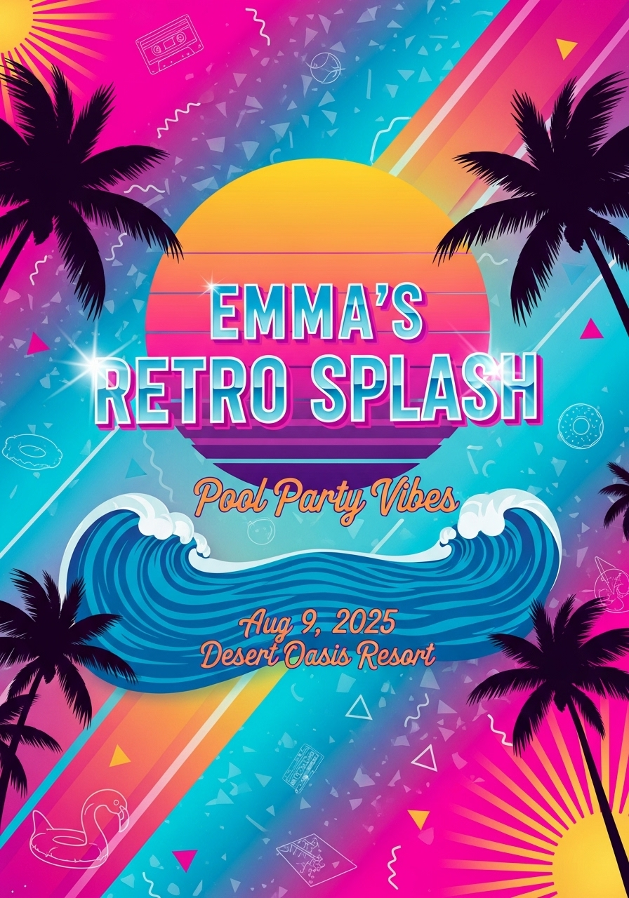 Retro Summer Splash
