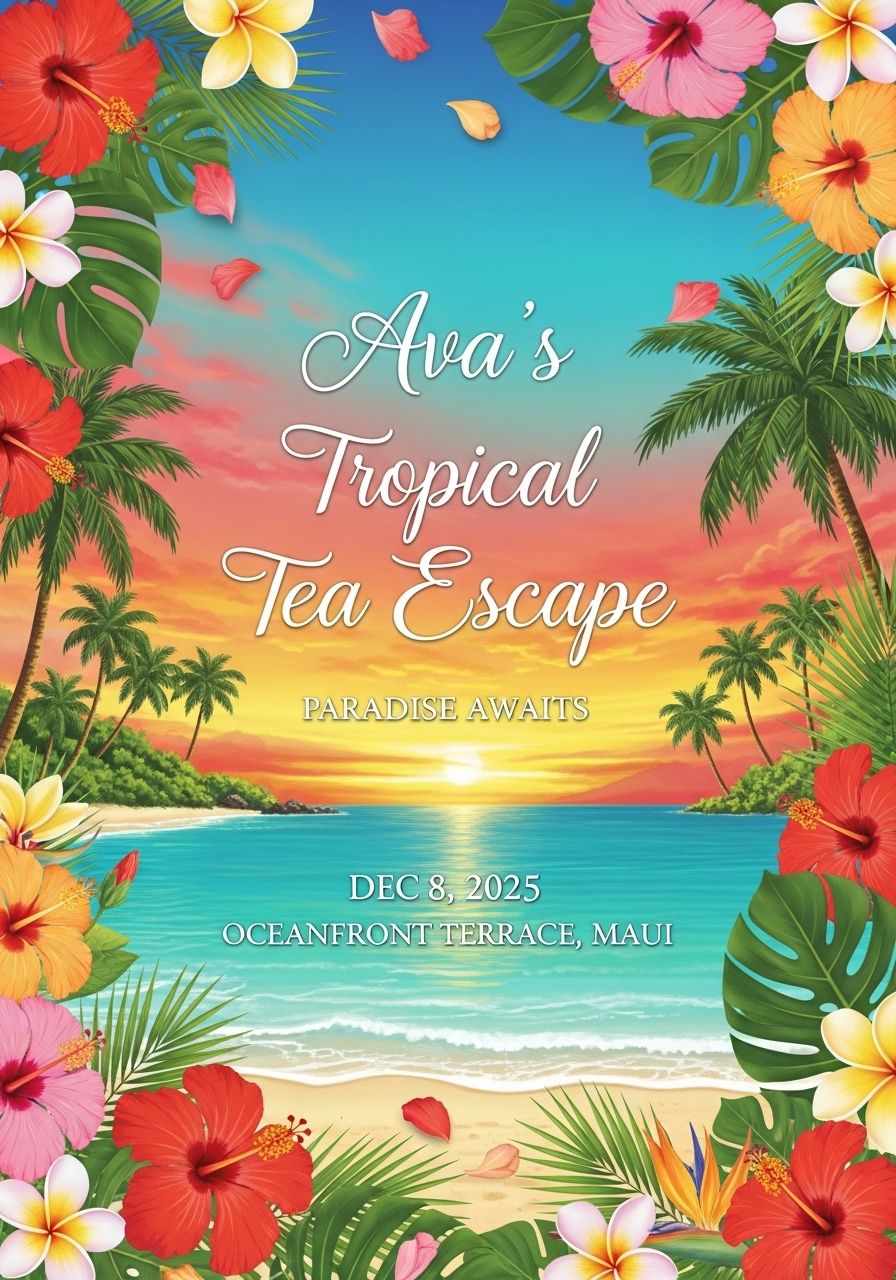 Tropical Paradise Tea Escape