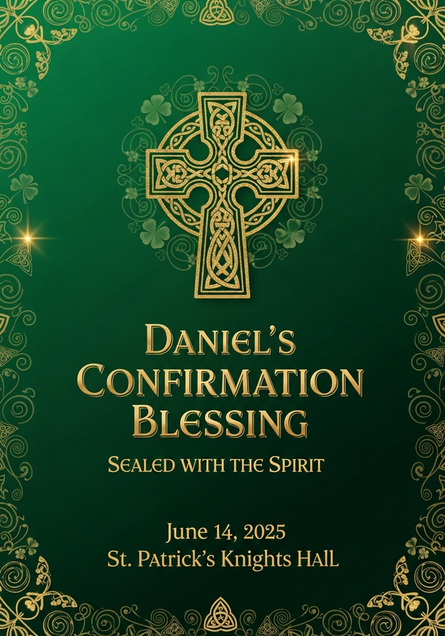 Sealed with the Spirit - Daniel's Confirmation Feast