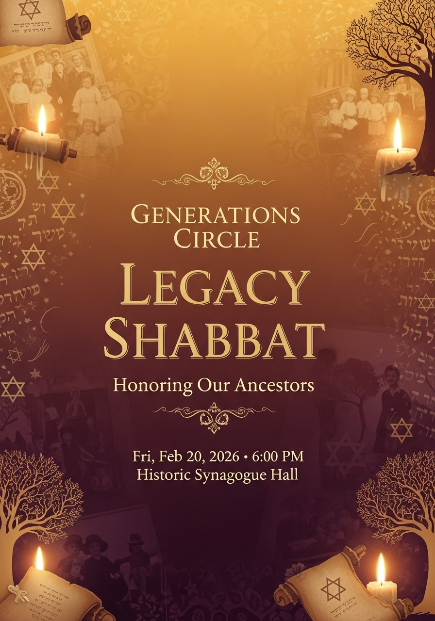 Legacy Shabbat Celebration