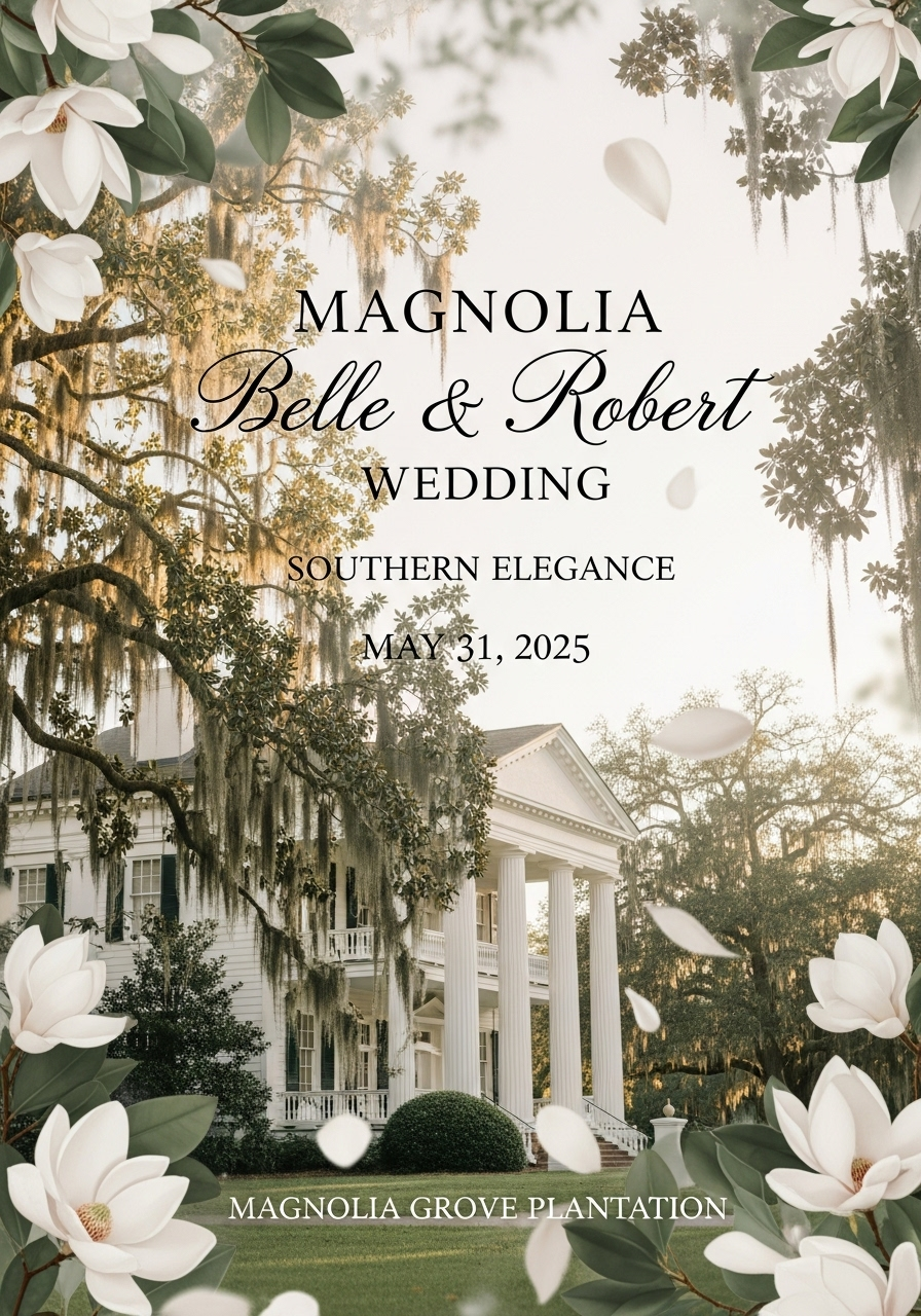 Southern Magnolia Manor Wedding