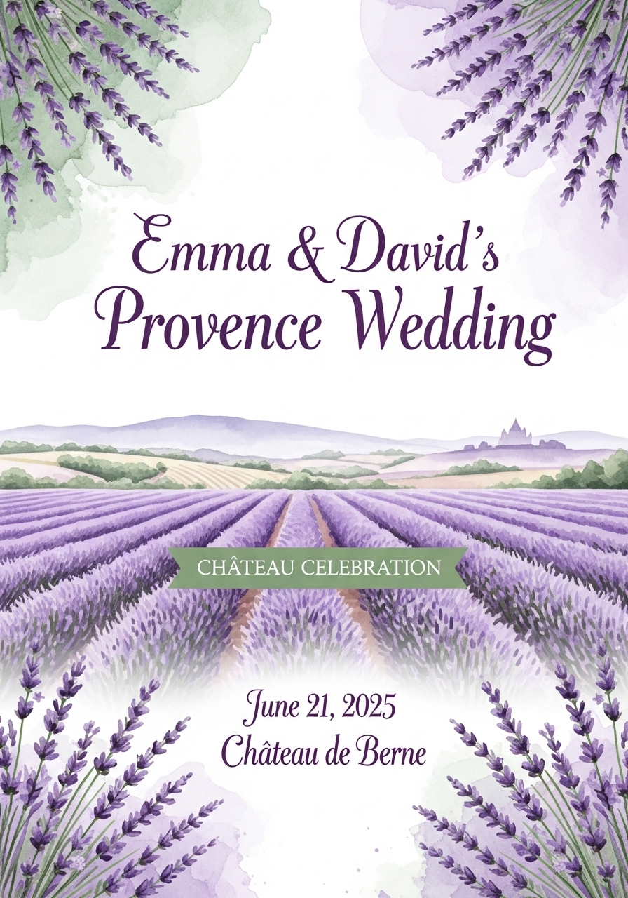 Château Wedding in Provence