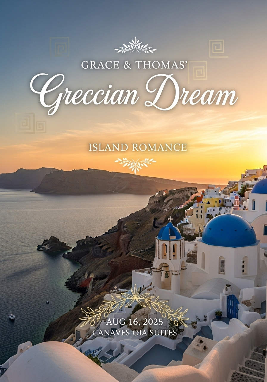 Santorini Clifftop Celebration