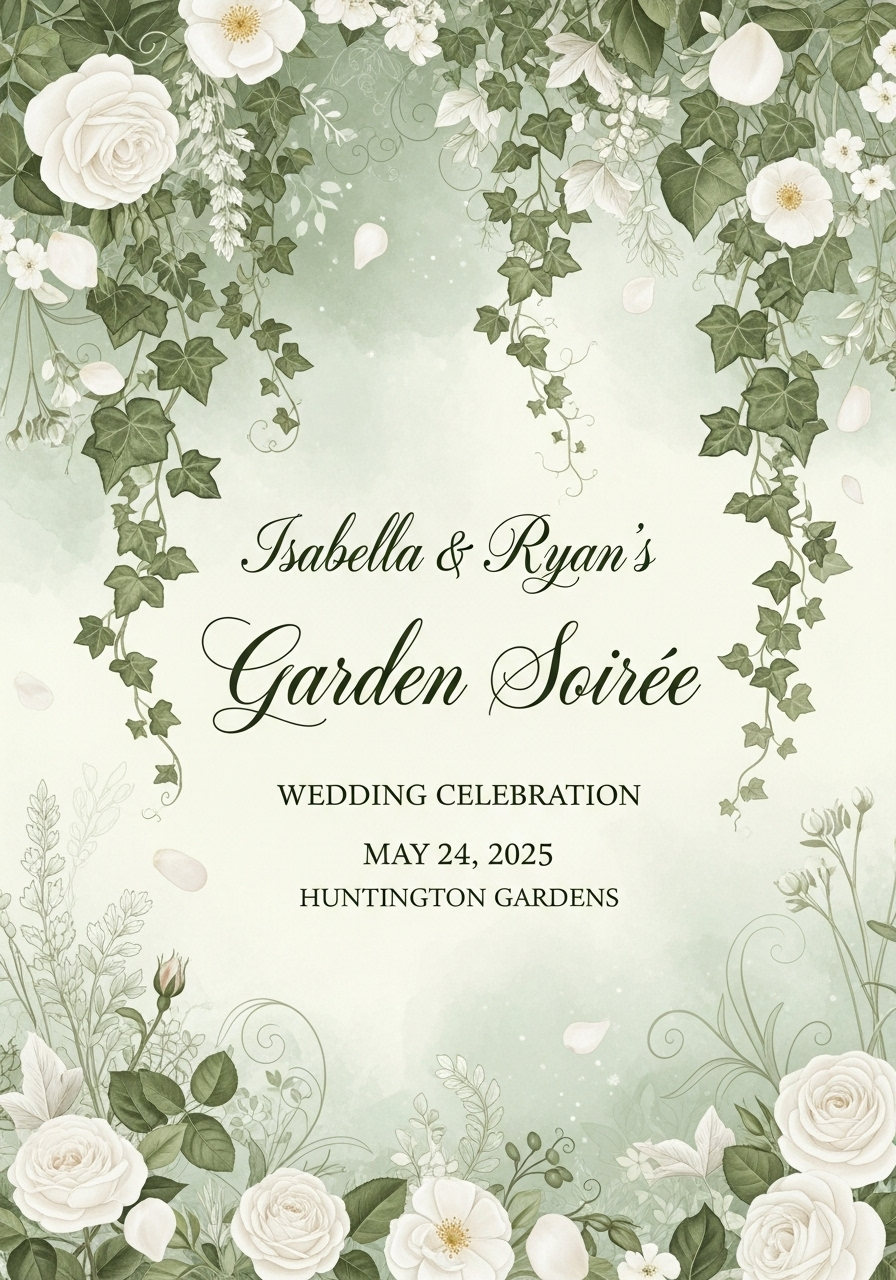 Secret Garden Wedding Soirée