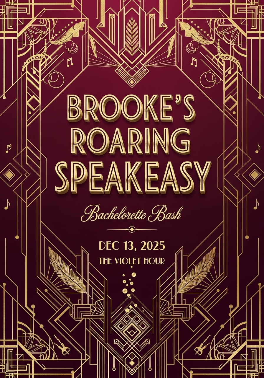Brooke's Roaring Twenties Speakeasy