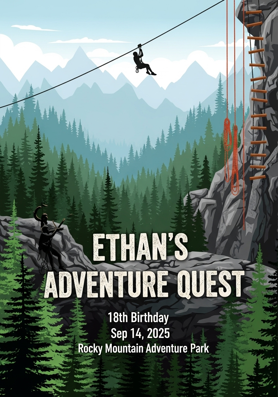Ethan's 18th: Adventure Quest