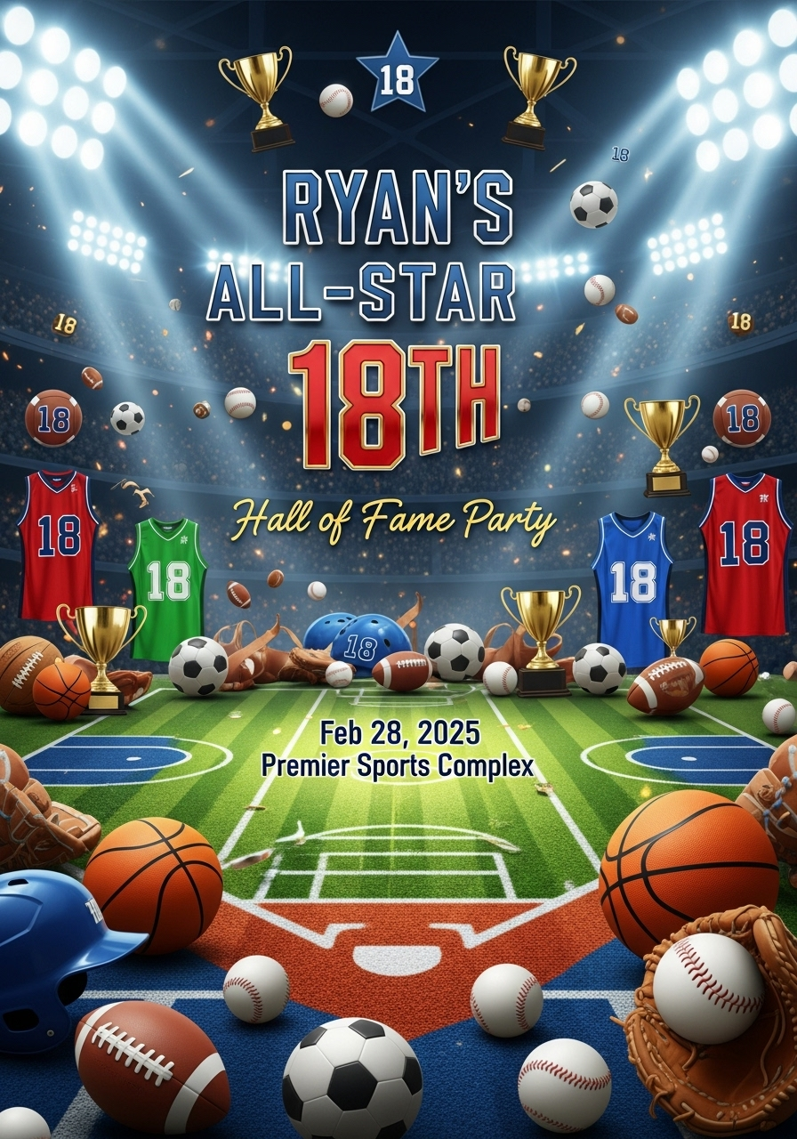 Ryan's 18th: Sports Hall of Fame