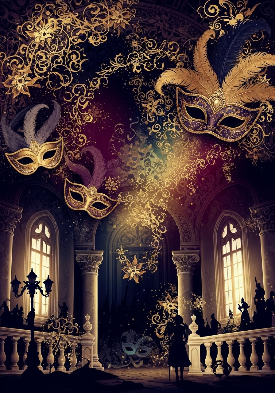 Masquerade at Forty: An Elegant Mystery