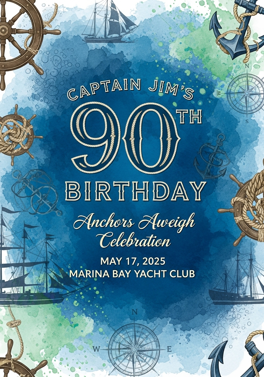 Captain Jim's 90th: Anchors Aweigh