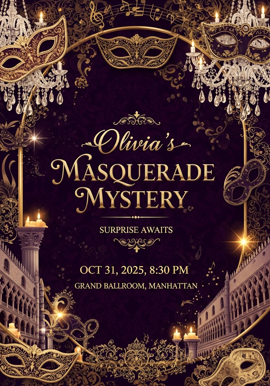Olivia's Masquerade Mystery