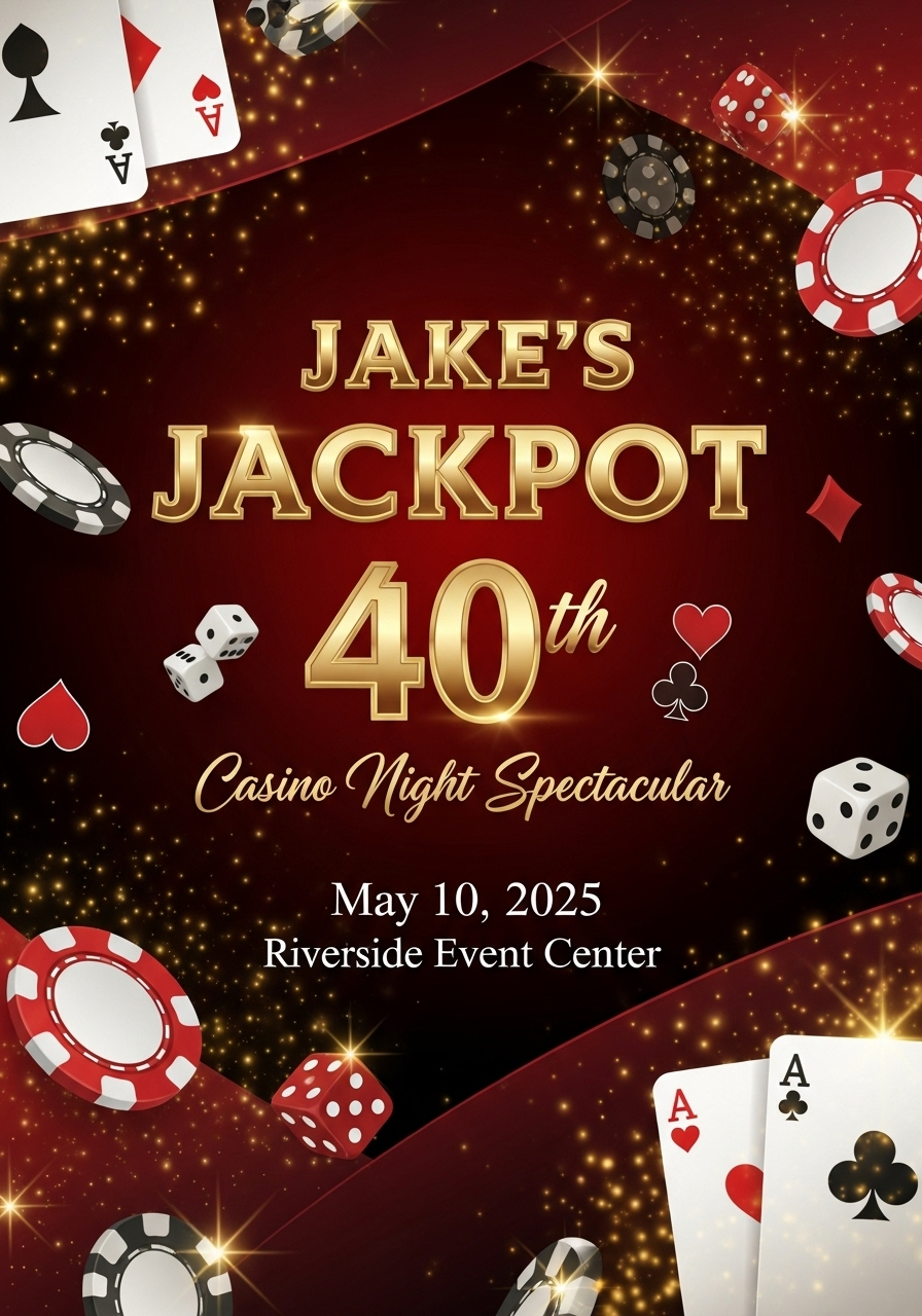 Jake's Jackpot 40th: Casino Night Spectacular