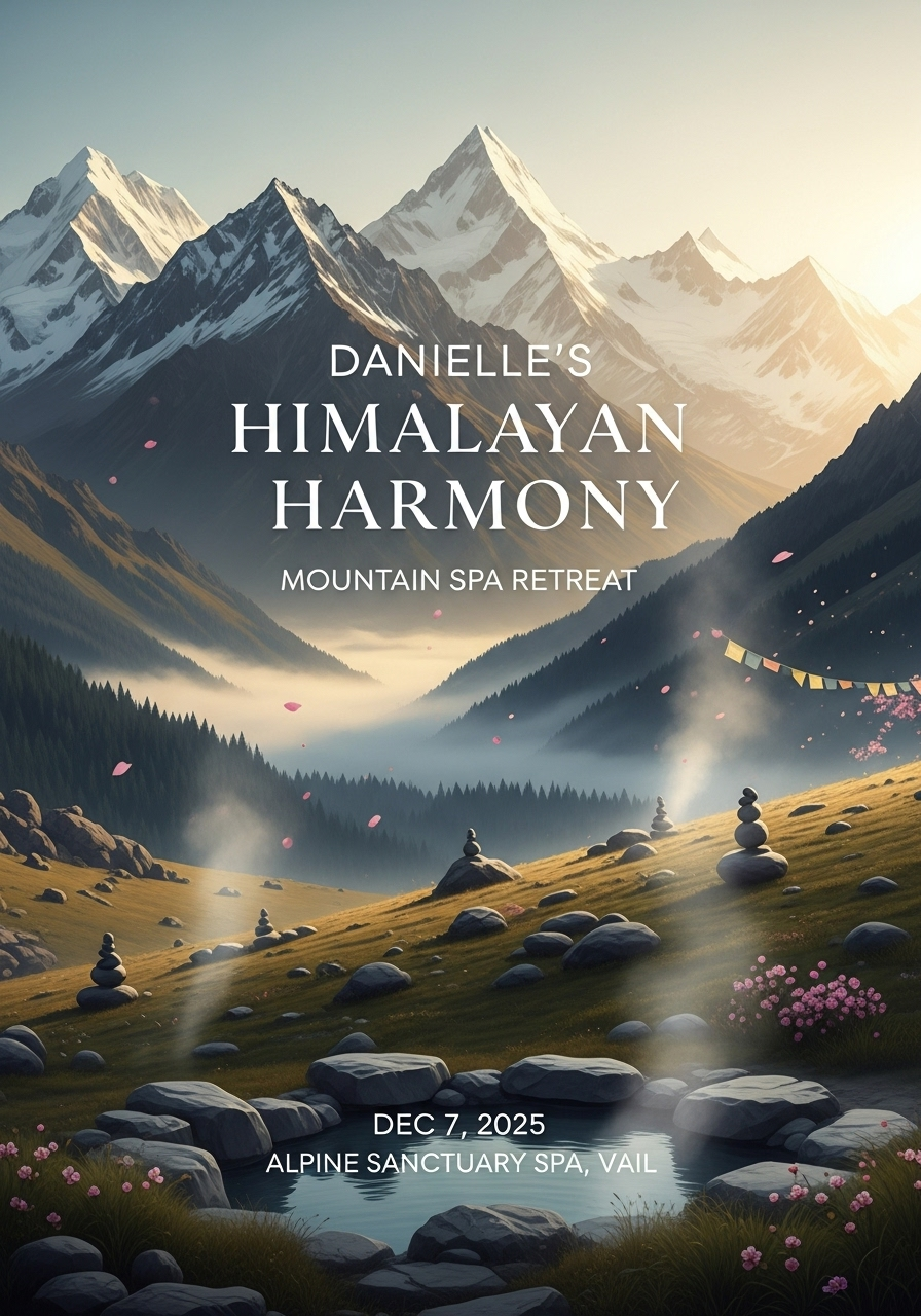 Himalayan Harmony: Danielle's 36th Birthday Mountain Spa