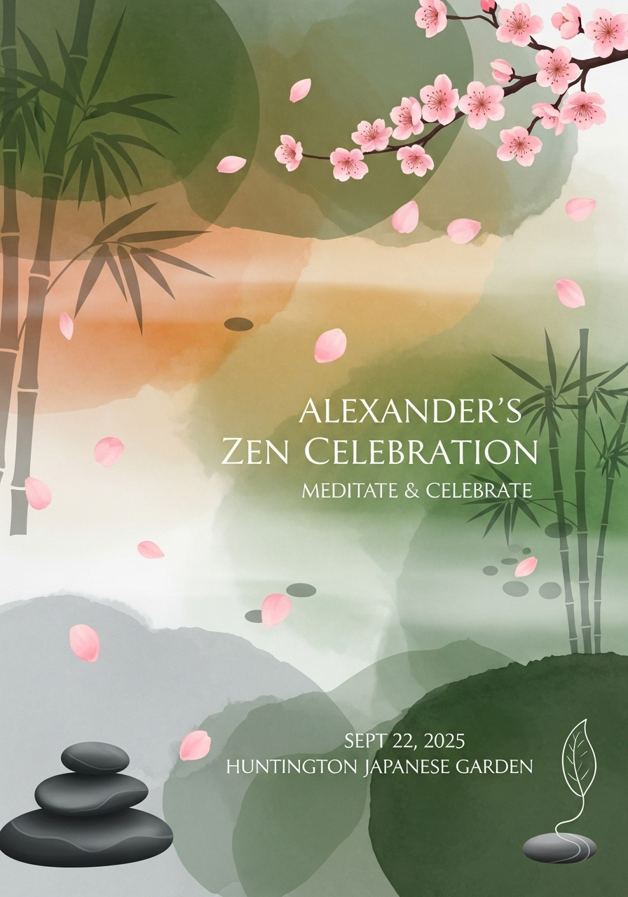 Zen Garden Birthday Meditation