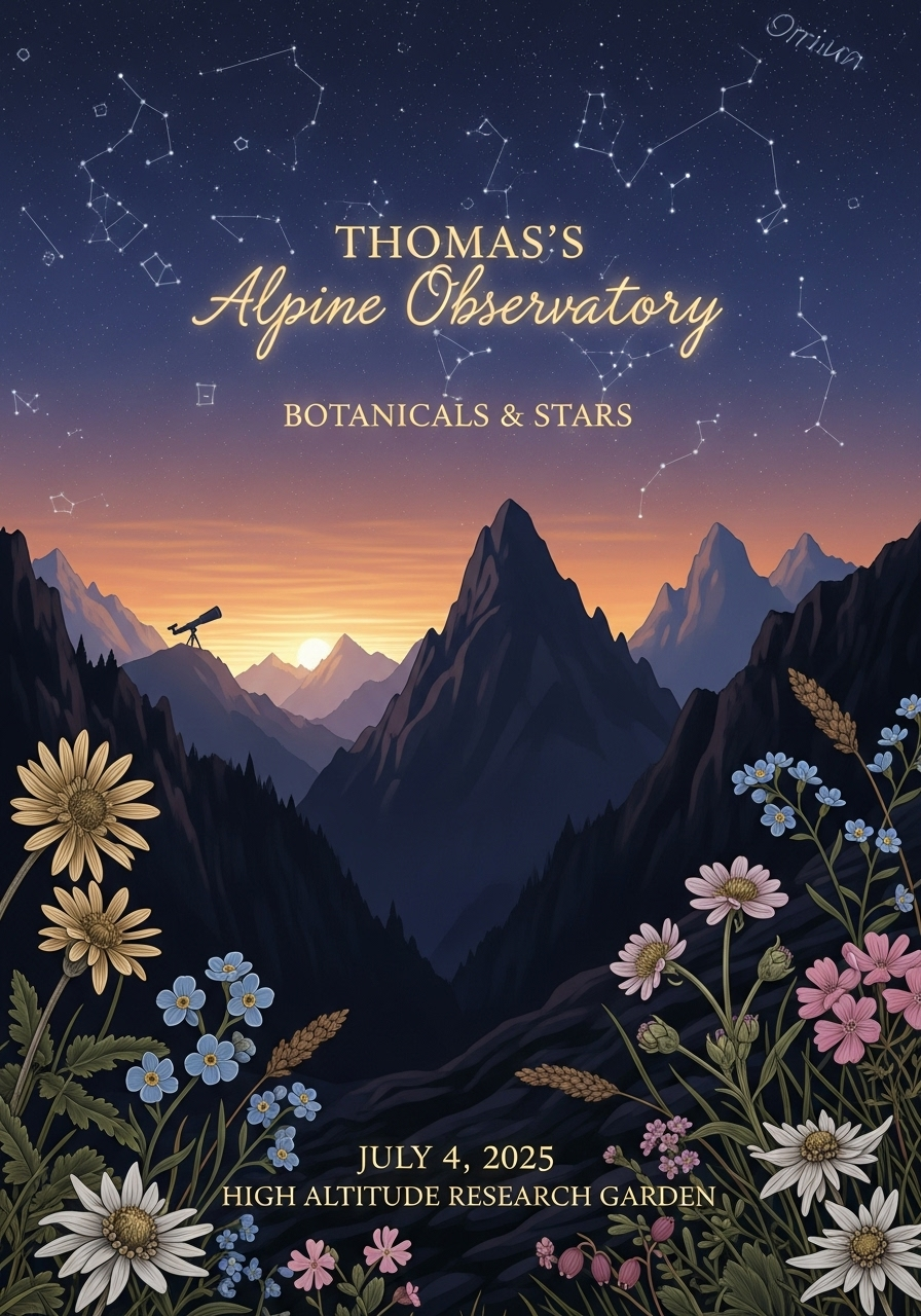 Botanical Observatory Birthday