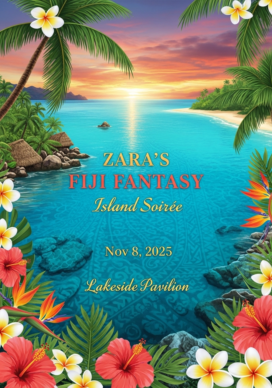 Fiji Fantasy: Zara's 31st Island Soirée