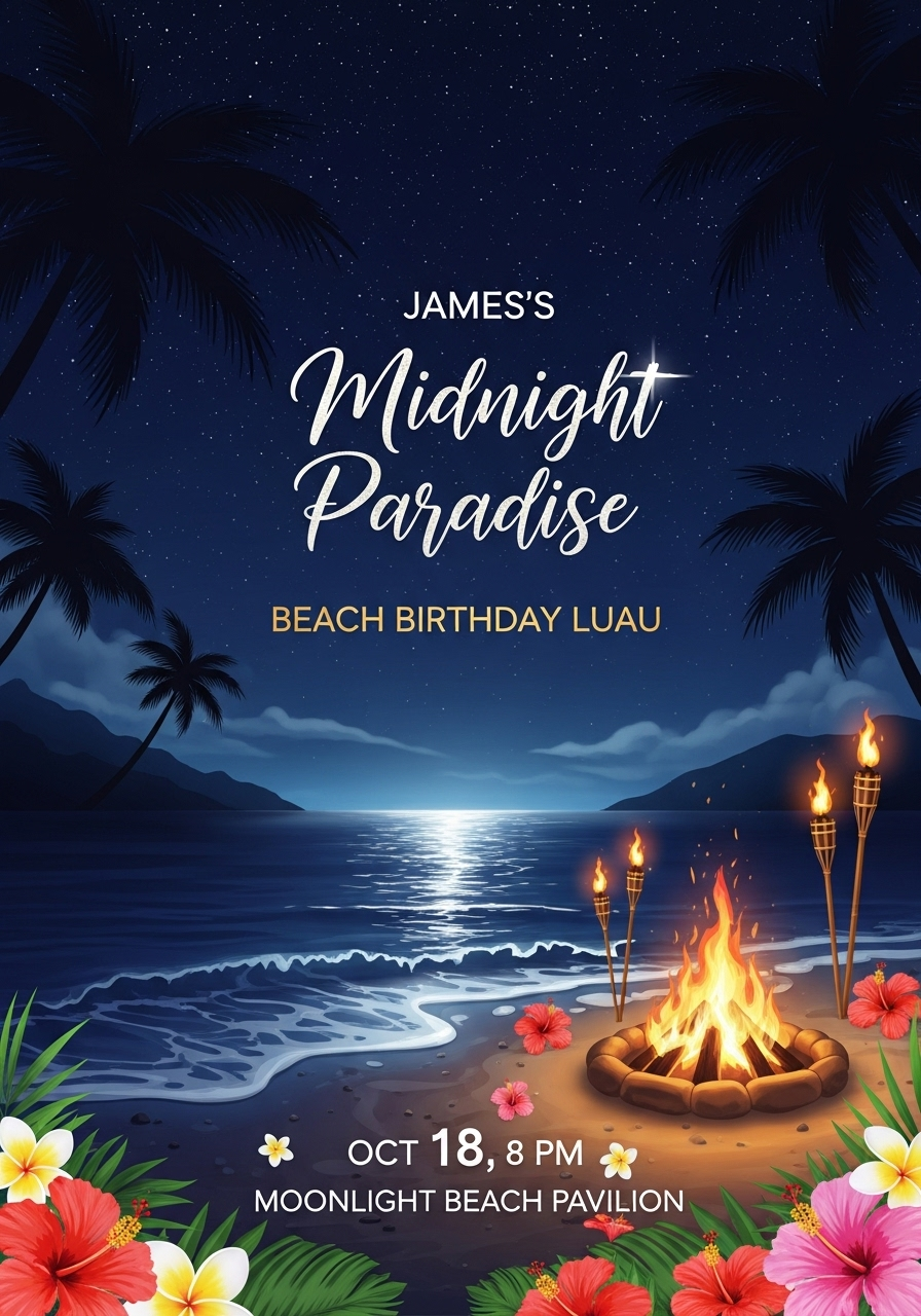 James's Midnight in Paradise Birthday