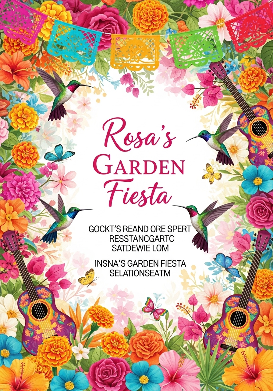 Rosa's Garden Party Fiesta