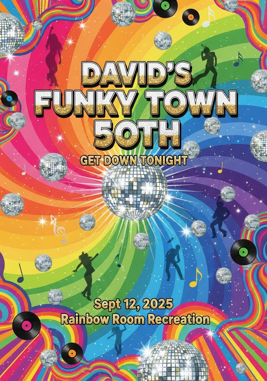 Funky Town 50th Birthday Extravaganza