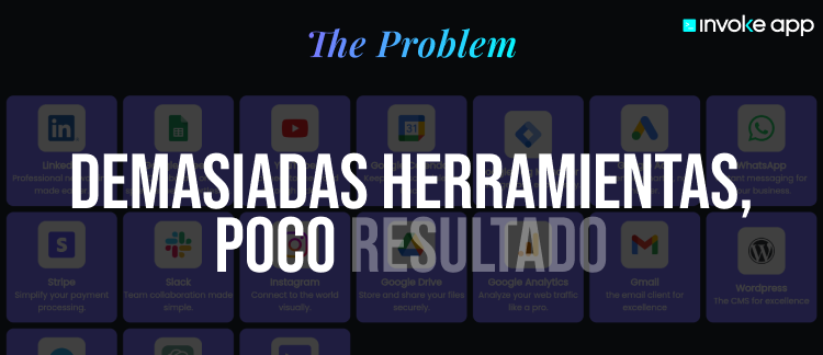 Demasiadas herramientas, poco resultado