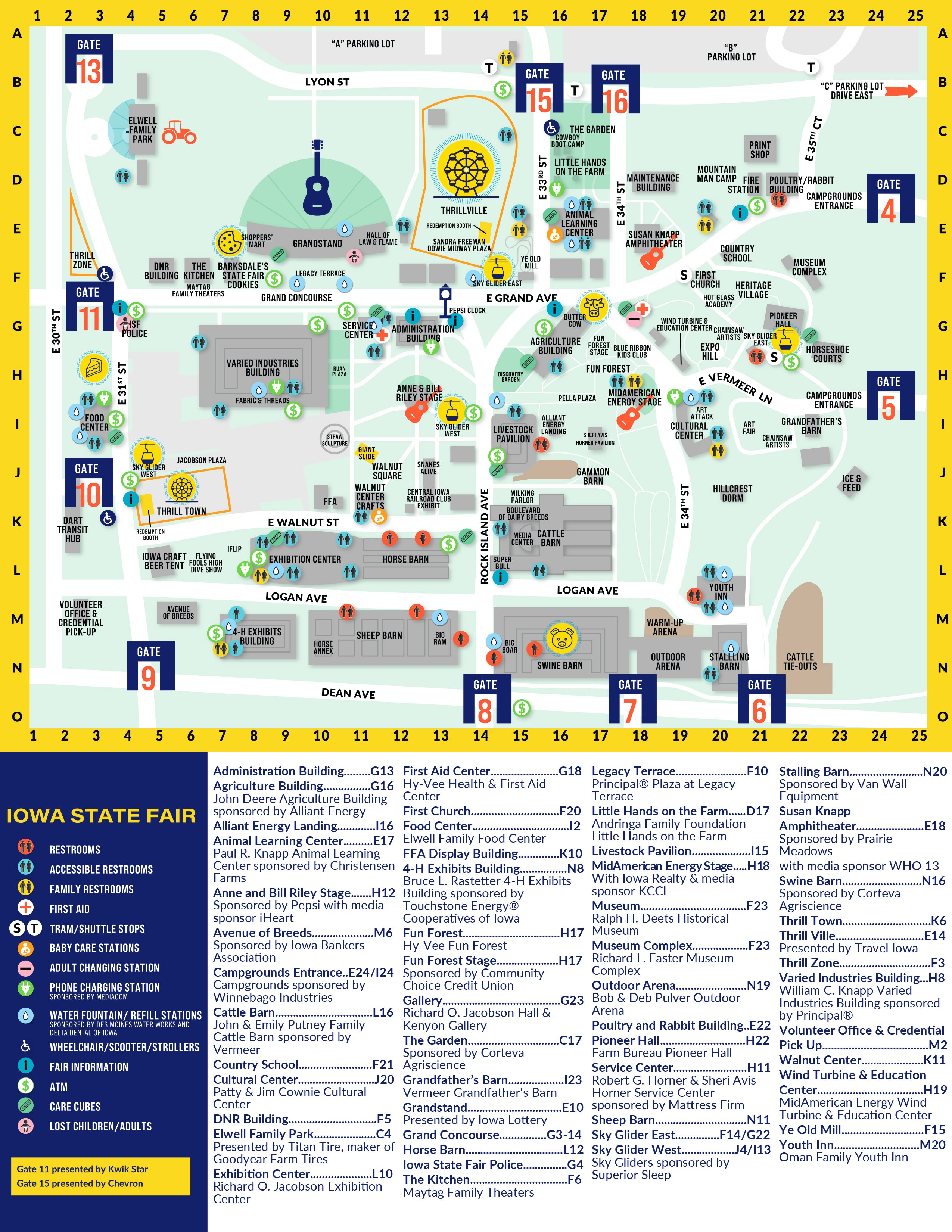 Iowa State Fairgrounds Map