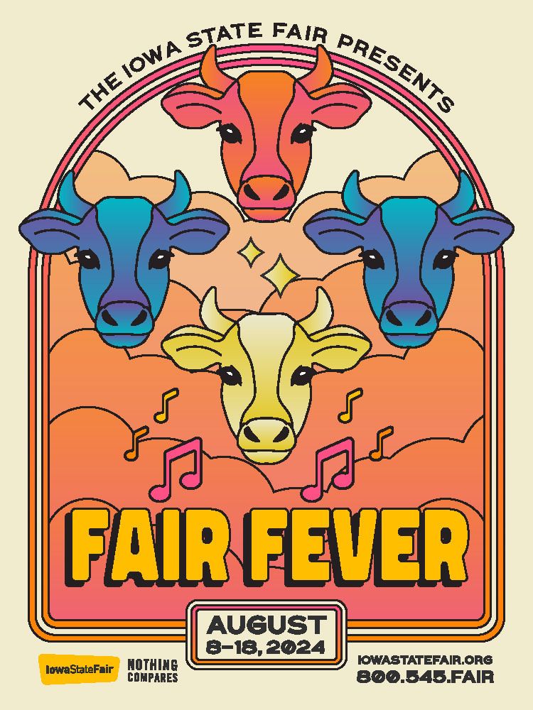 2024 Iowa State Fair Logo Fawne Jenifer