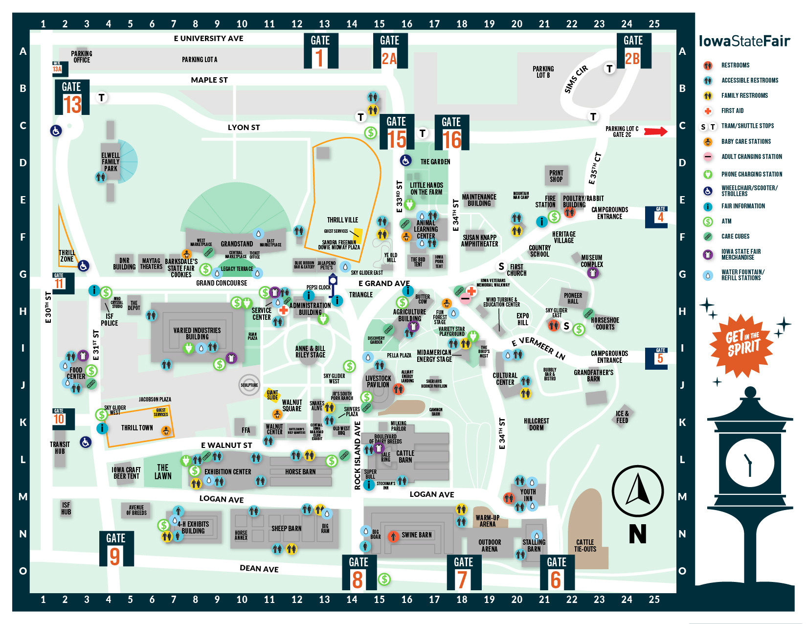 Iowa State Fairgrounds Map