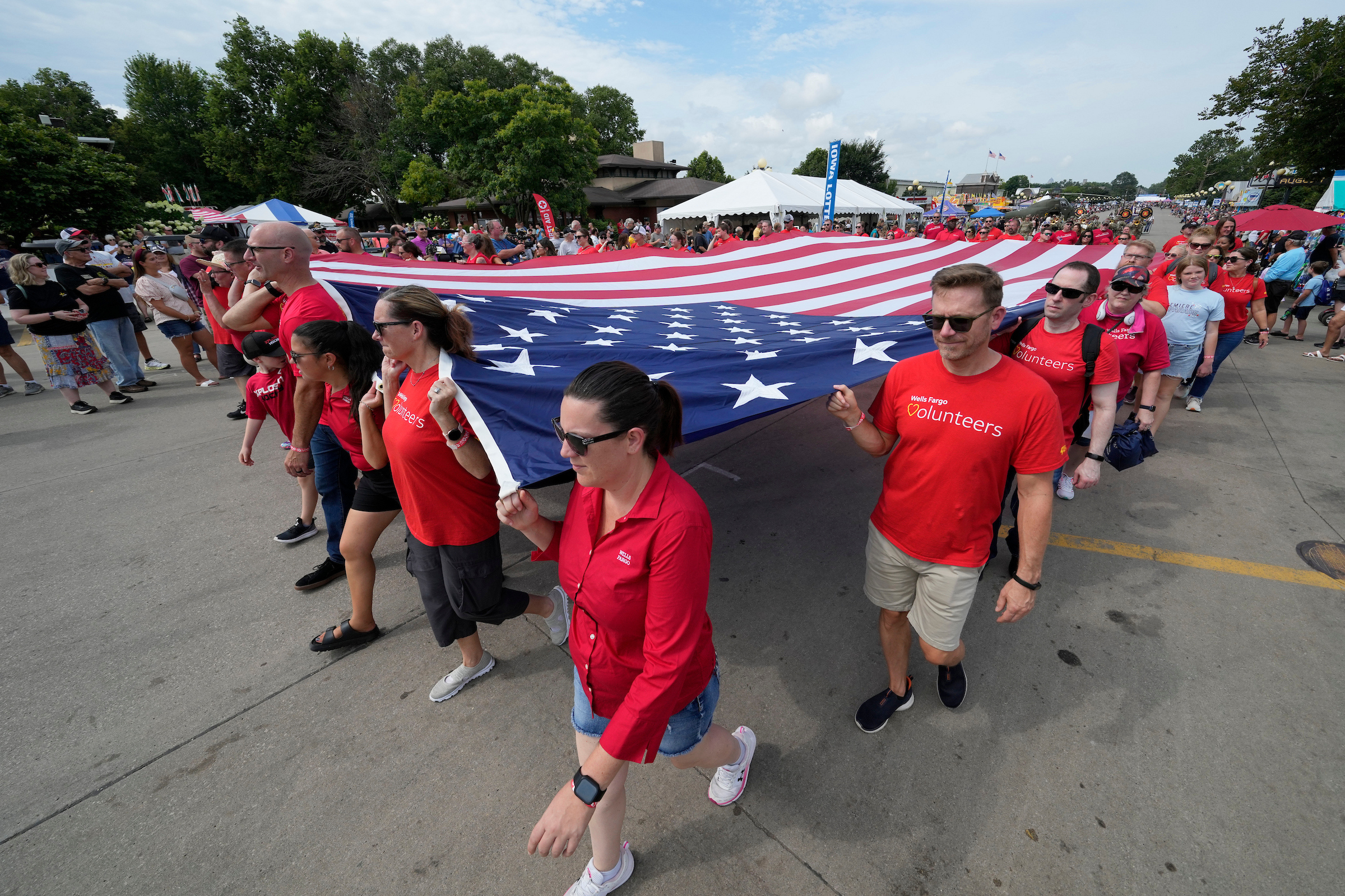 Veterans Day Parade Flag