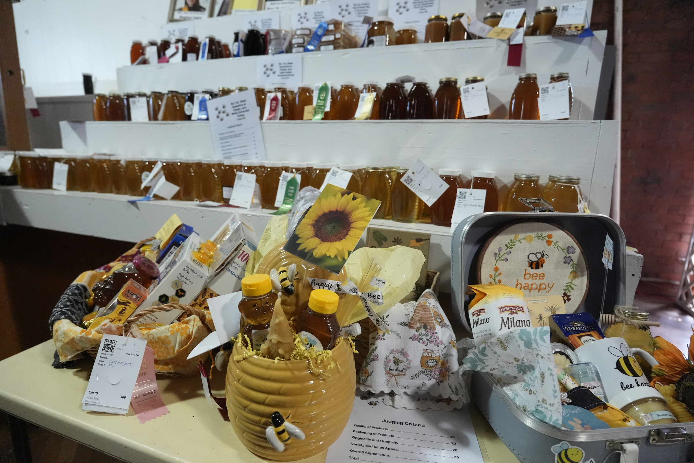 Apiary exhibits at the Fair