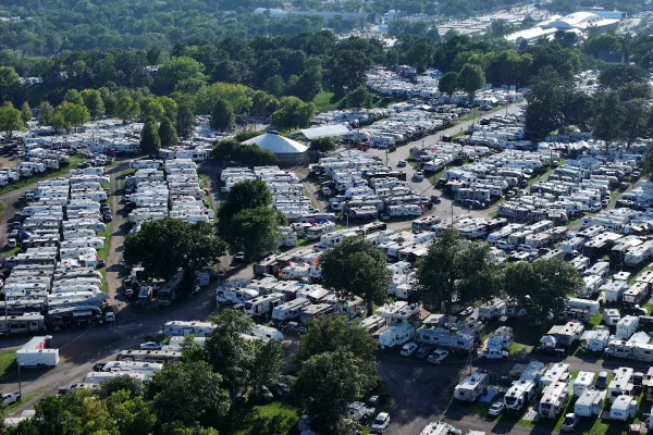 Aerial of Campgrounds
