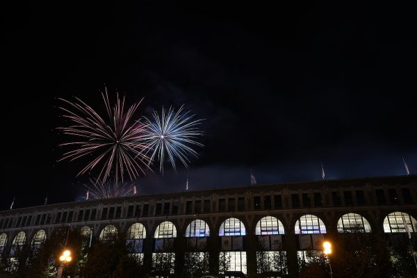 Grandstand fireworks