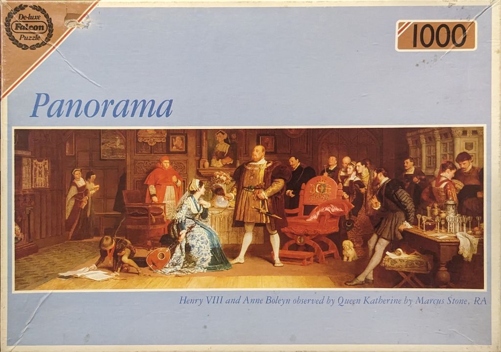 Historical painting of Henry VIII and Anne Boleyn by Marcus Stone