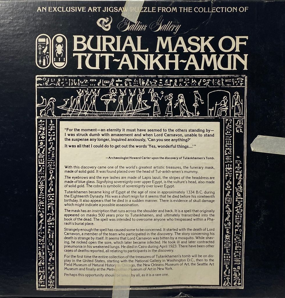 Burial Mask Of Tut~Ankh~Amun