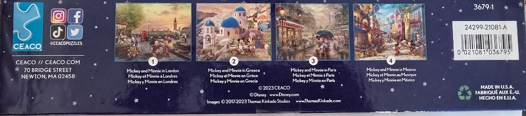 4 in 1 Disney Dreams #3679-1
