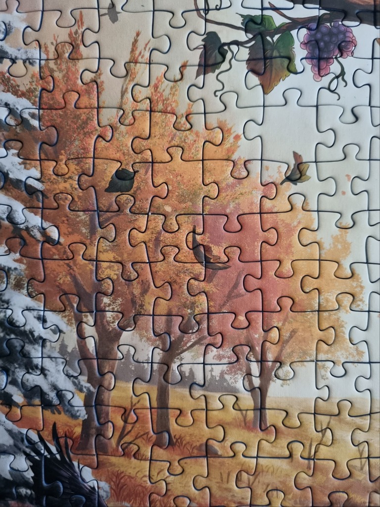 Magical Deer and the four seasons