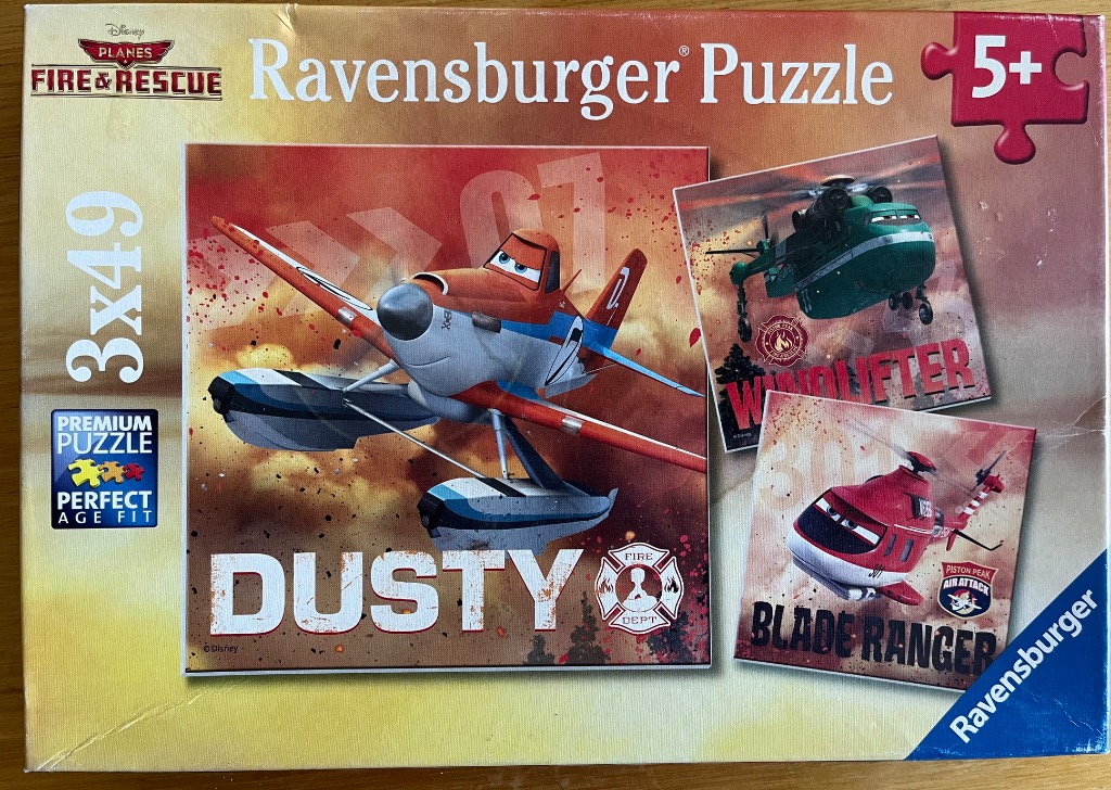 Artwork featuring Dusty Crophopper, Windlifter, and Blade Ranger from the movie Planes: Fire & Rescue.