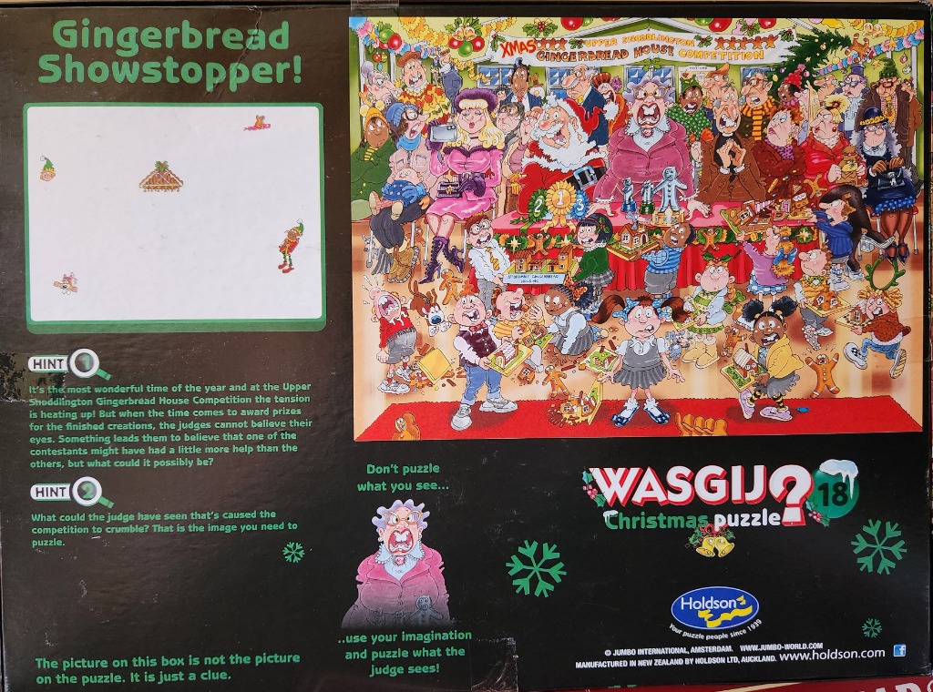 Wasgij Christmas #18 Gingerbread Showstopper!