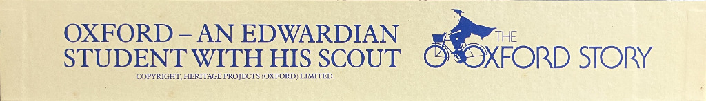 Oxford - An Edwardian Student with His Scout
