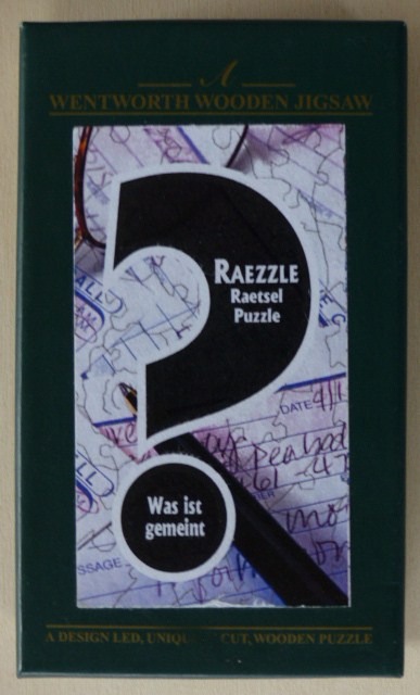 A large black question mark over a background of handwritten notes and a pair of eyeglasses.