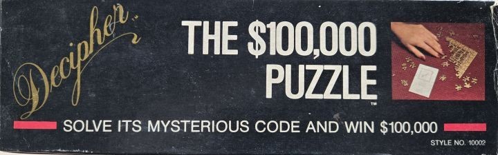 The $100,000 Puzzle