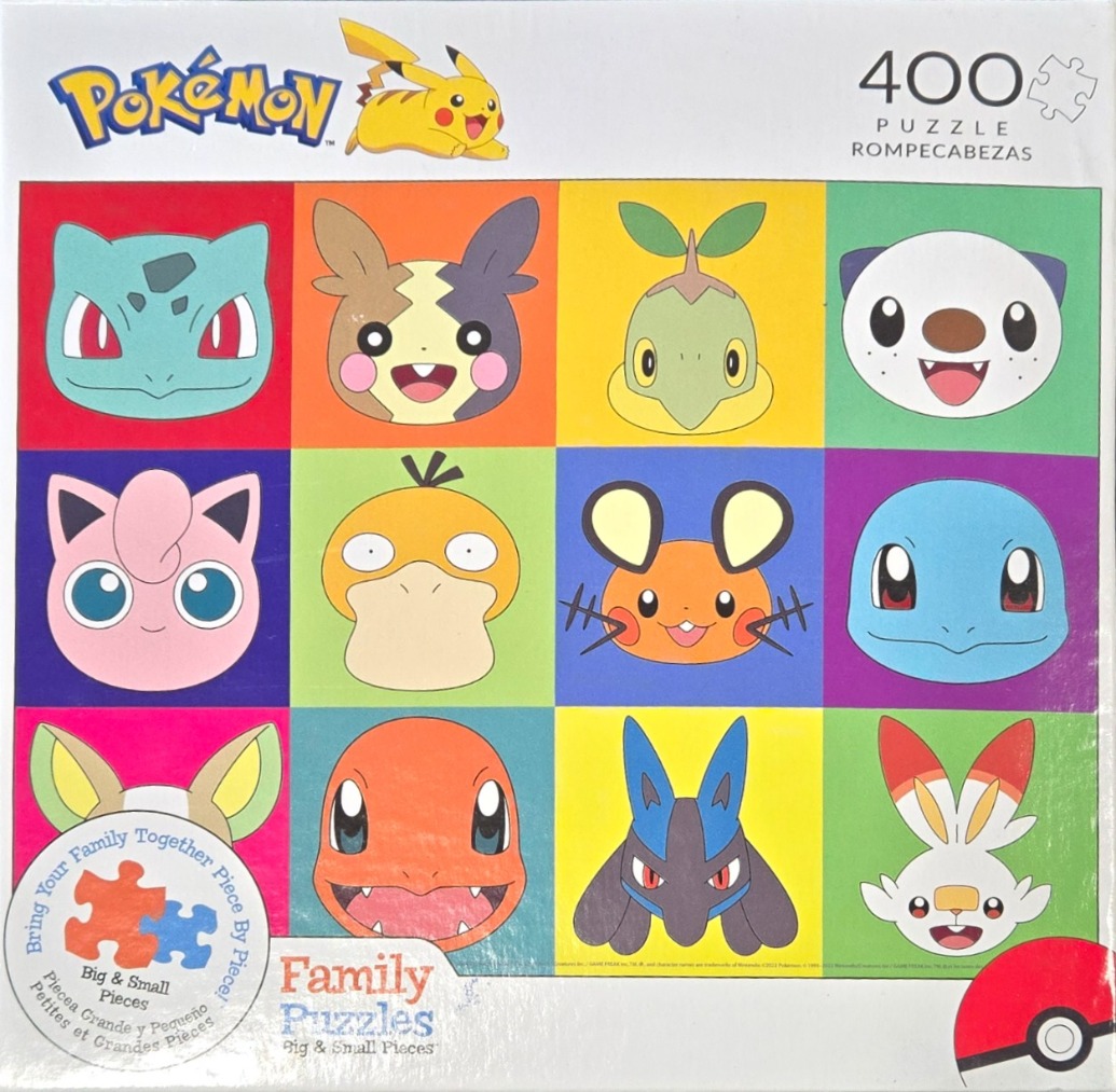 A grid of 12 illustrated cartoon character faces in bright, vibrant colors.