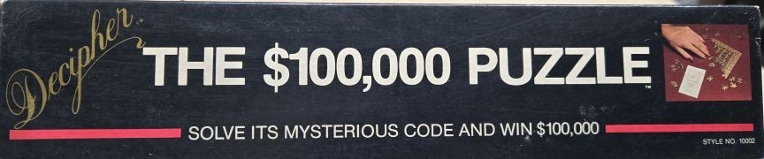 The $100,000 Puzzle
