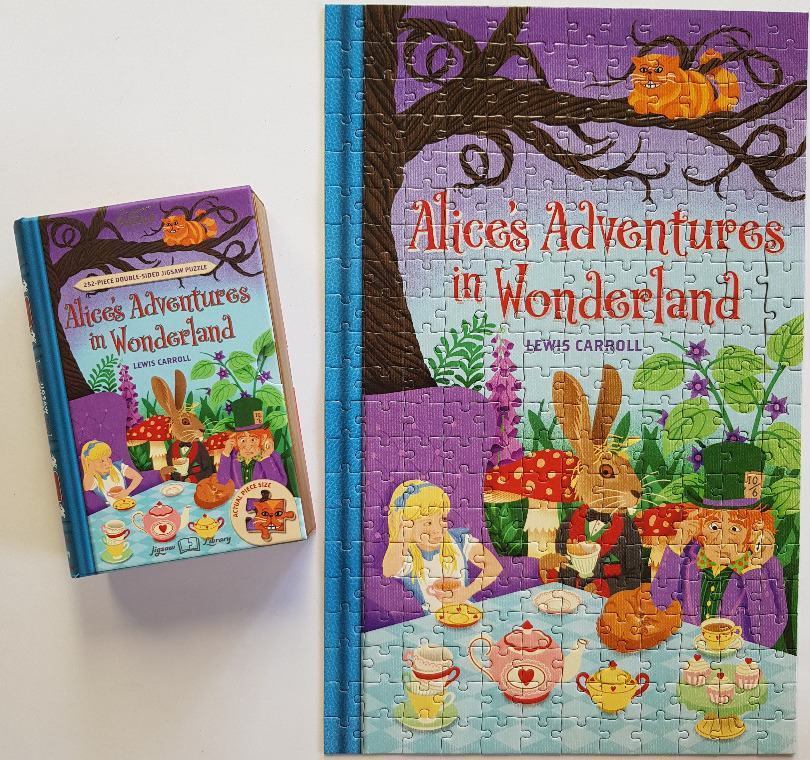 A whimsical illustration of the Mad Tea Party from Alice