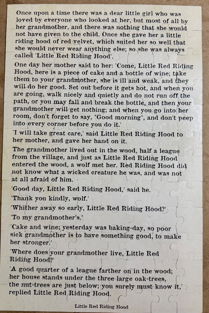 Little Red Riding Hood