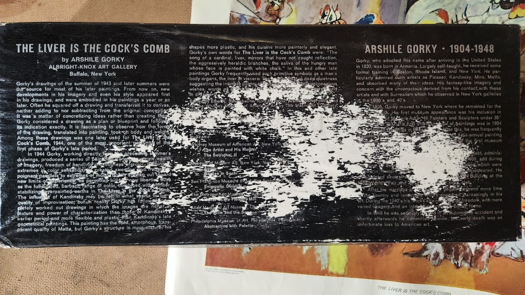 'The Liver is the Cock's Comb' by Arshile Gorky