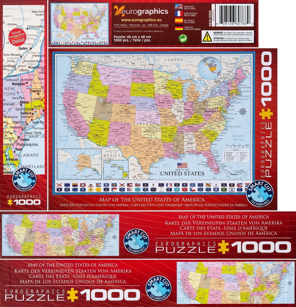 Map of the United States of America