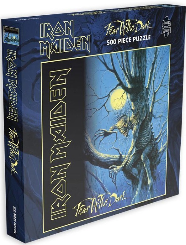Illustration of a monstrous, skeletal figure emerging from a gnarled tree under a full moon.