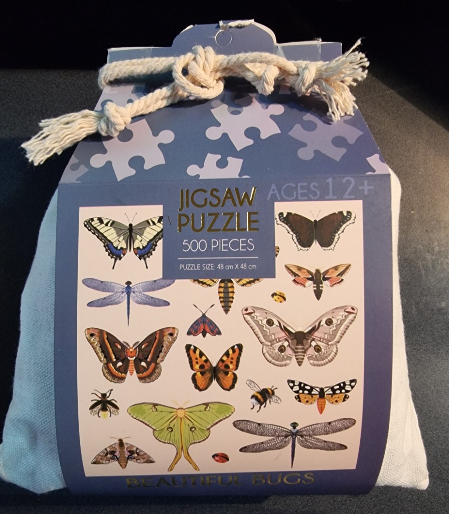 An illustration featuring a variety of butterflies, moths, dragonflies, and bees on a light background.
