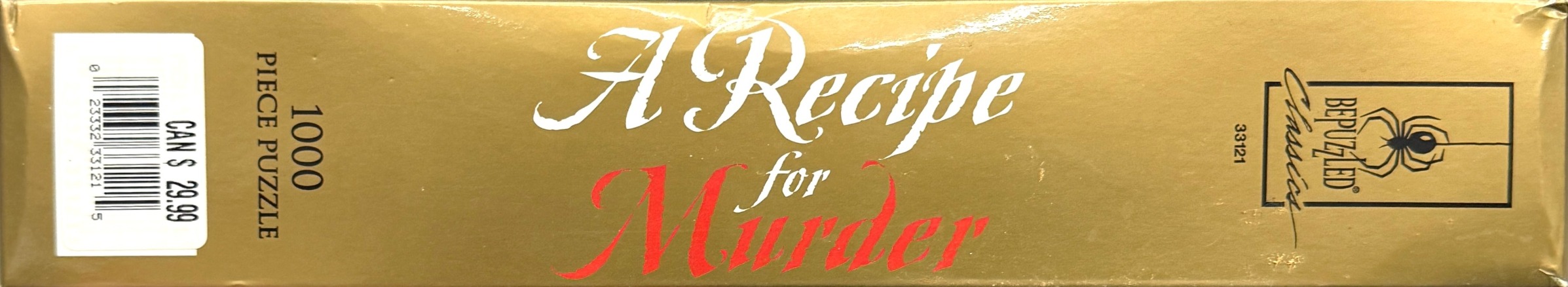 A Recipe for Murder