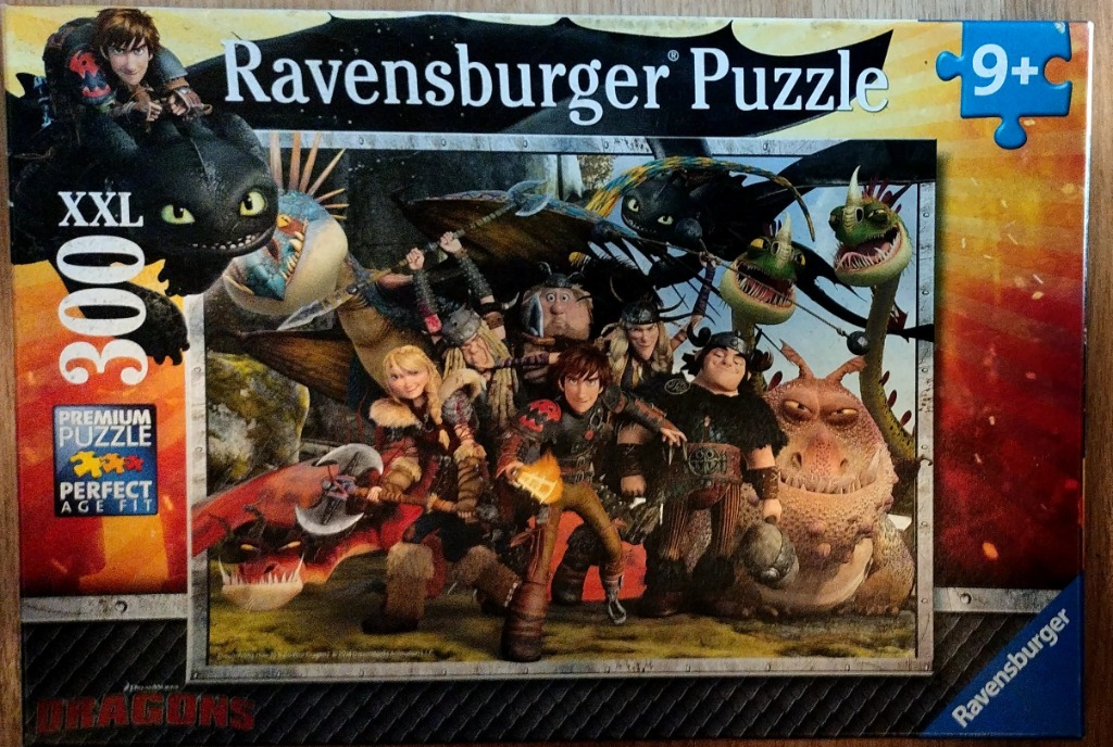 A group of Viking riders and their dragons from the How to Train Your Dragon franchise.