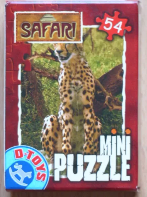 A cheetah sitting in a field in front of a tree branch, featured on a vertical rectangular background.